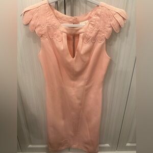 Tracy Reese light pink dress. Special detailed top.